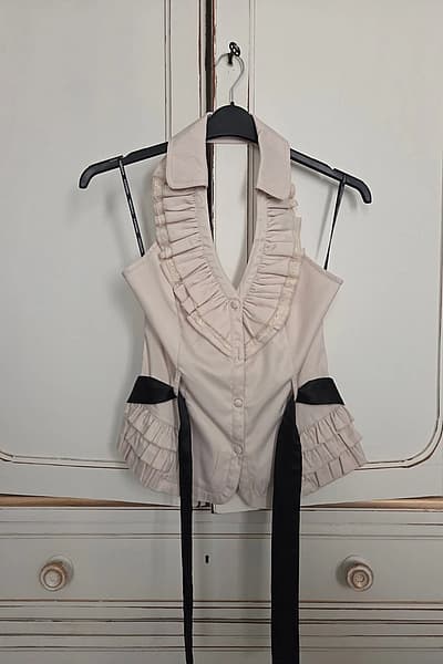 Bluża Morgan bla kmiem b'rix by Morgan — pre-loved on Thrifted.mt