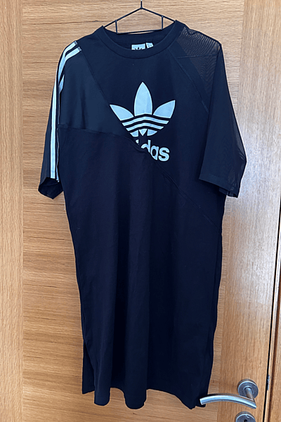 Adidas Trefoil Logo T-shirt Dress by Adidas — pre-loved on Thrifted.mt
