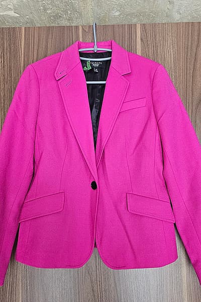 Blazer tat-Taħlit tas-Suf Roża Talbots by Talbots — pre-loved on Thrifted.mt