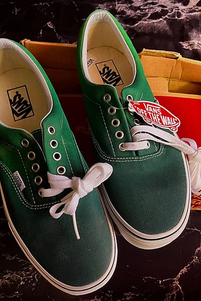 Dark green gradient vans  by Vans  — pre-loved on Thrifted.mt