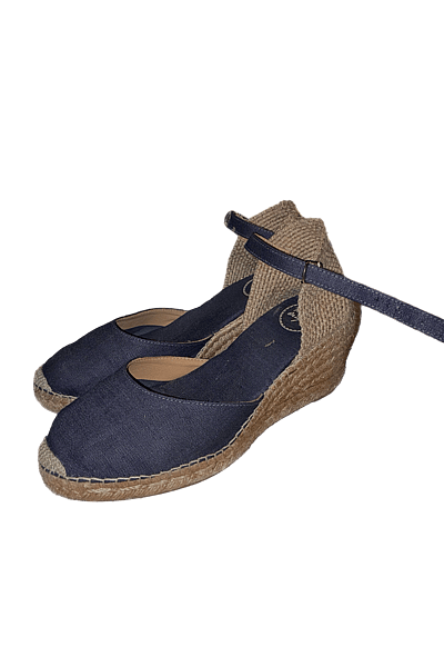 Espadrillas con zeppa in cotone  by Toni Pons — pre-loved on Thrifted.mt