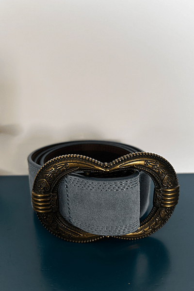 Sézane Gaia Suede Leather Belt by Sézane — pre-loved on Thrifted.mt