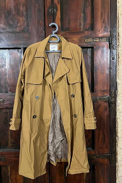 Classic Camel Trench Coat by A New Day — pre-loved on Thrifted.mt