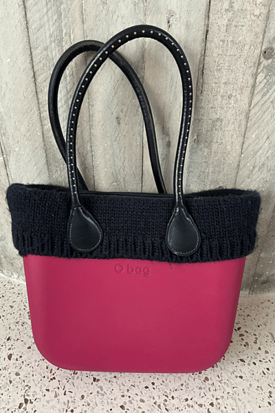 Bolso O Bag rosa con ribete de punto by O bag — pre-loved on Thrifted.mt