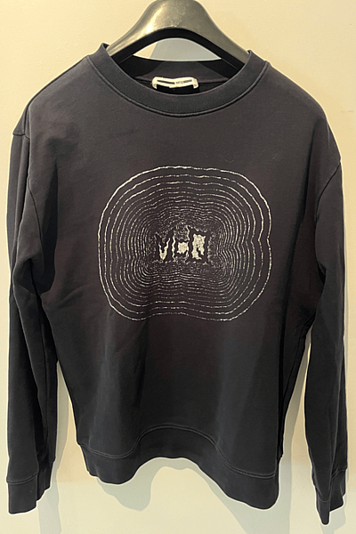 McQ Graphic Black Sweatshirt by McQ — pre-loved on Thrifted.mt