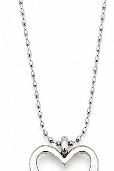 Collana con doppio cuore in argento placcato — pre-loved on Thrifted.mt