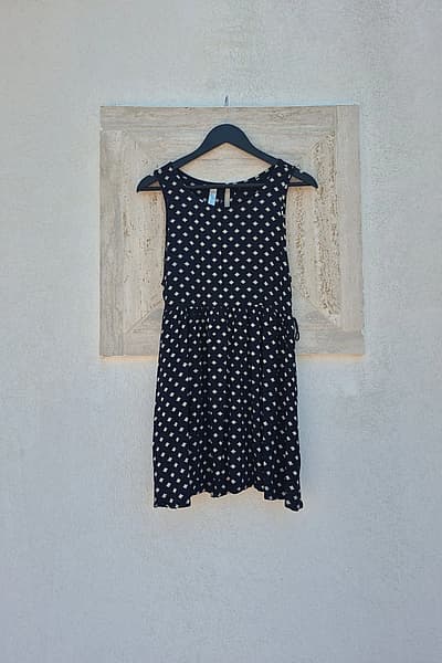 Gold & Silver Printed Mini Dress