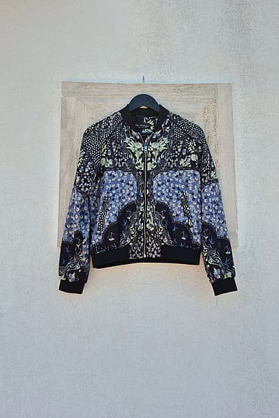 Miss Selfridge Floral Bomber Jacket