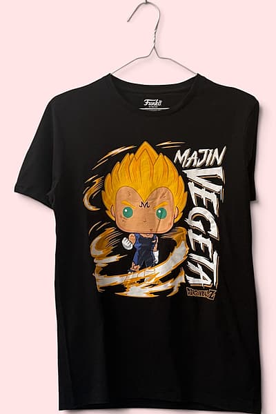 T-shirt ta' Majin Vegeta ta' Dragon Ball Z by Funko — pre-loved on Thrifted.mt