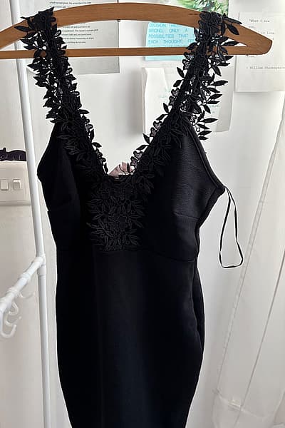 Miss Selfridge Petite Black Dress by Miss Selfridge — pre-loved on Thrifted.mt