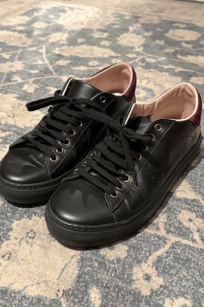 Sneakers in pelle nera Patrizia Pepe by Patrizia Pepe — pre-loved on Thrifted.mt