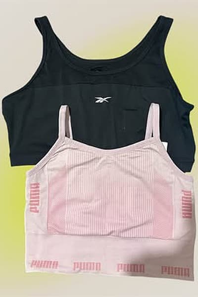 Set con top corto sportivo by Puma, Reebok  — pre-loved on Thrifted.mt