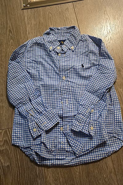 Camicia a quadretti Gingham con bottoni di Ralph Lauren by Ralph Lauren — pre-loved on Thrifted.mt