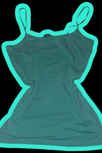100% Qoton - Top tat-Tank Terranova Turquoise/Blu tas-snin 2000 by Terranova — pre-loved on Thrifted.mt