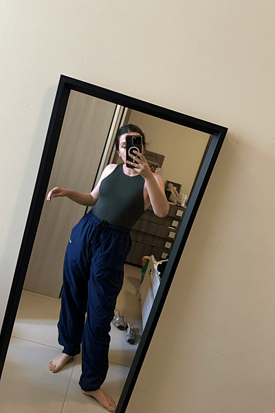 Zara Green Halterneck Bodysuit Top by Zara — pre-loved on Thrifted.mt