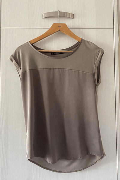 Mango Basics Silk Look Top by Mango — pre-loved on Thrifted.mt
