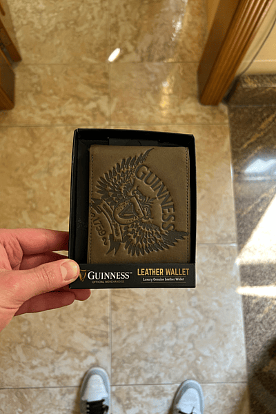 Guinness Official Leather Wallet by Guinness — pre-loved on Thrifted.mt