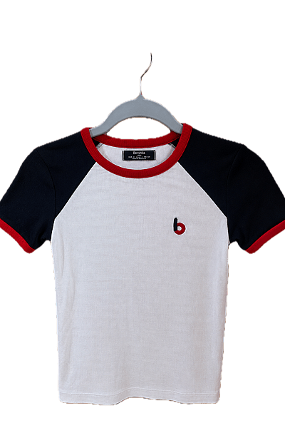 T-shirt Bershka Ringer by Bershka — pre-loved on Thrifted.mt