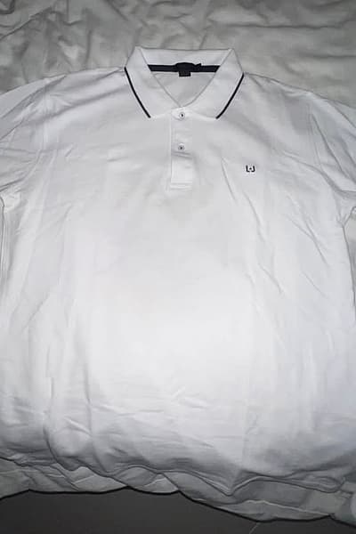 White Men's Polo Shirt by Liu-Jo — pre-loved on Thrifted.mt