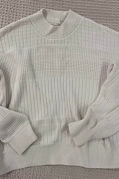 Maglione a maglia grossa con motivi — pre-loved on Thrifted.mt