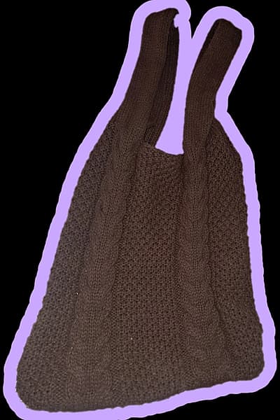 Borża/Shopper Tote Knit Kannella Skur ASOS — pre-loved on Thrifted.mt