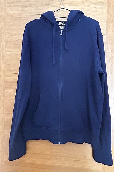 Felpa con cappuccio e zip Ralph Lauren Polo Navy by Polo Ralph Lauren — pre-loved on Thrifted.mt