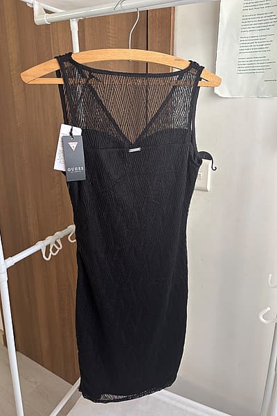 Guess Black Lace Mini Dress by Guess — pre-loved on Thrifted.mt