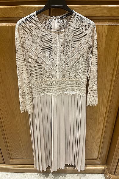 Lace Midi Dress by Zara — pre-loved on Thrifted.mt