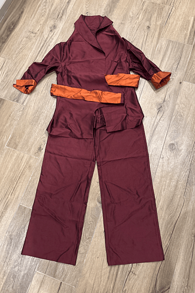 Burgundy and Orange Co-ord Set by Max Mara  — pre-loved on Thrifted.mt